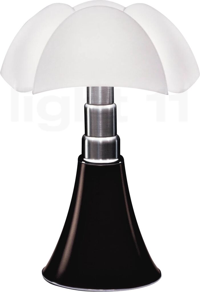 Martinelli Luce Pipistrello Lampe de table, noir brillant