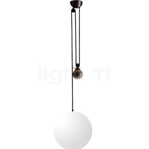 Artemide Aggregato Saliscendi Suspension, opale - abat-jour globe - grande