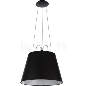 Artemide Tolomeo Mega Sospensione, châssis noir/abat-jour noir - ø52 cm