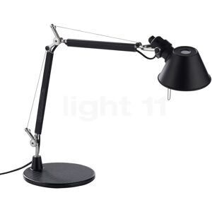 Artemide Tolomeo Micro Tavolo, noir - avec pied de lampe