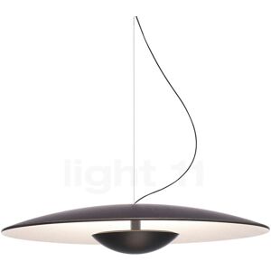 Marset Ginger Suspension LED, wenge/blanc - ø60 cm