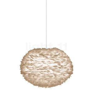 Umage Eos Suspension, abat-jour marron/câble blanc - ø65 cm