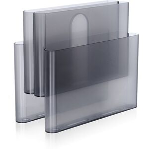 KARTELL porte-revues GIOTTO STOPPINO MAGAZINE RACK (Fume - PMMA anti-choque colore en masse ou verni)