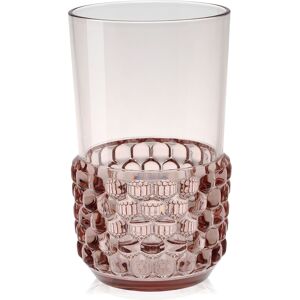 KARTELL set de 4 verres JELLIES FAMILY (H 15 cm / Rose - PMMA)