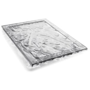 KARTELL plateau DUNE (46 x 32 cm Cristal - Technopolymere thermoplastique colore dans la masse)