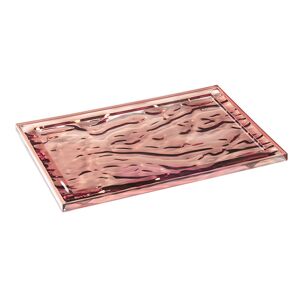 KARTELL plateau DUNE (46 x 32 cm Rose - Technopolymere thermoplastique colore dans la masse)
