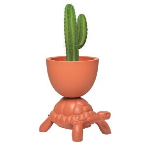 QEEBOO vase TURTLE CARRY PLANTER (Terre cuite - Polyethylene)