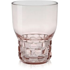 KARTELL set de 4 verres JELLIES FAMILY (H 11 cm / Rose - PMMA)