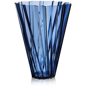 KARTELL vase SHANGHAI (Bleu - PMMA transparent)