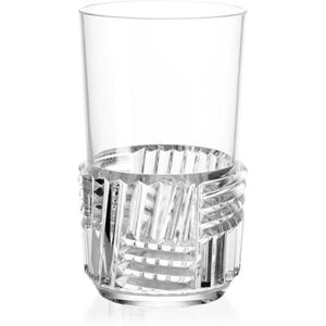 KARTELL set de 4 verres TRAMA (H 15 cm / Cristal - Technopolymère thermoplastique transparent)