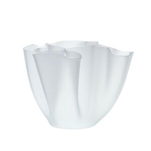 FONTANA ARTE vase CARTOCCIO (Opaline h 30 cm - Verre)