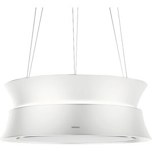 FALMEC hotte a suspension DAMA CIRCLE.TECH (Blanc Satin - Acier verni)