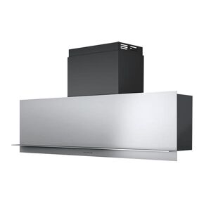 BARAZZA hotte murale MOOD (120 cm - Acier inox et noir)