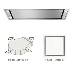 FALMEC hotte au plafond STELLA 90 cm avec kit filtrant (90 cm - Acier Inox)