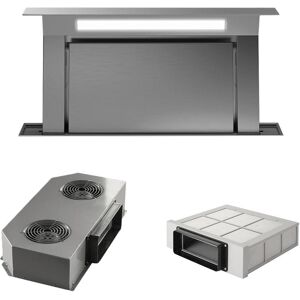 FALMEC hotte plan de travail filtrante DOWNDRAFT moteur SLIM 800 m3/h ACIER INOX 90 cm