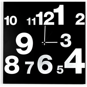 dESIGNoBJECT horloge murale NUMBERS CLOCK (En ligne - Tôle coupee au laser)