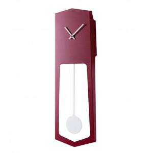 COVO horloge murale AIKA (Rouge rubis, aiguilles blanches - Metal)