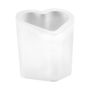 SLIDE vase lumineux MON AMOUR POT LIGHT (Blanc - Polyethylene)