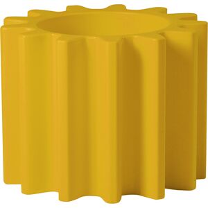 SLIDE vase GEAR POT (Jaune - Polyethylene)