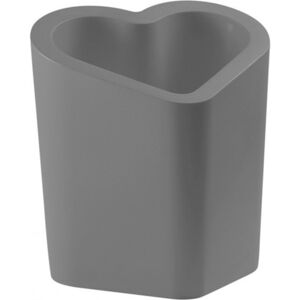 SLIDE vase MON AMOUR POT (Gris - Polyéthylène)