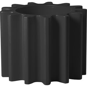 SLIDE vase GEAR POT (Noir - Polyéthylène)