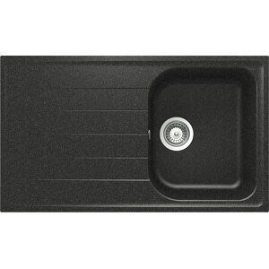 SCHOCK evier avec bac et egouttoir reversible LITHOS D100 (Anthracite - Cristalite®)