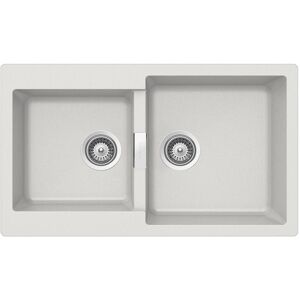 SCHOCK evier avec 2 bacs reversible PRIMUS N200 (New alumina - Cristalite®)