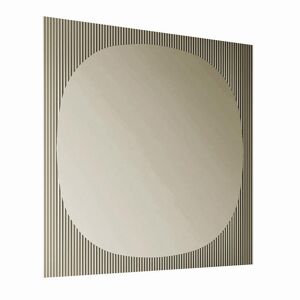 TONELLI miroir murale BANDS 100 x 100 cm (Miroir bronze - Verre)