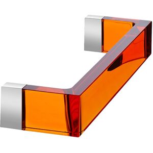 KARTELL by Laufen porte serviettes RAIL (Orange tangerine L 30 cm - PMMA transparent)