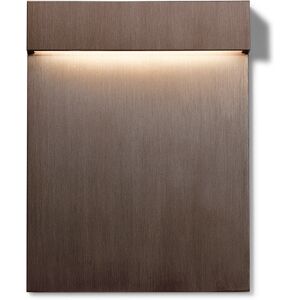 FLOS OUTDOOR lampe murale applique pour exterieur REAL MATTER 2700K (Bronze - acier et polycarbonate)