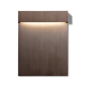 FLOS OUTDOOR lampe murale applique pour exterieur REAL MATTER 3000K (Bronze - acier et polycarbonate)