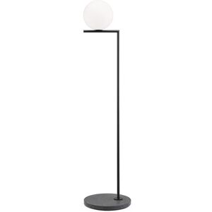 FLOS OUTDOOR lampadaire d'exterieur IC F1 (Noir, lave noir - Verre souffle, metal et marbre)