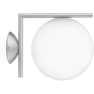 FLOS OUTDOOR lampe murale ou au plafond d'exterieur IC C/W1 (Acier inox - Verre souffle et metal)