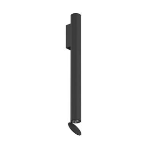 FLOS OUTDOOR lampe murale pour l'exterieur FLAUTA RIGA H 500 mm (4000K, nero - Aluminium)