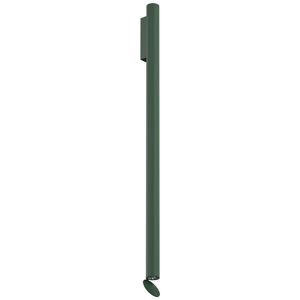 FLOS OUTDOOR lampe murale pour l'exterieur FLAUTA RIGA H 1000 mm (4000K, vert foret - Aluminium)