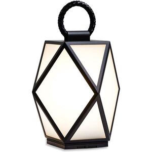 CONTARDI lampe de table / lampadaire MUSE BATTERY OUTDOOR pour exterieur (Small noir - acrylique, metal et Cuir)