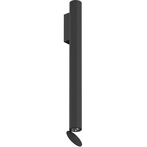 FLOS OUTDOOR lampe murale pour l'extérieur FLAUTA RIGA H 500 mm (2700K, noir - Aluminium)