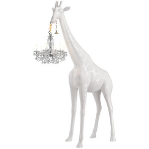 QEEBOO lampadaire d'extérieur GIRAFFE IN LOVE M OUTDOOR (Blanc - Polyéthylène)