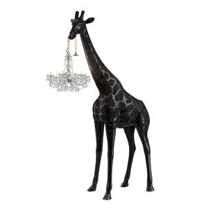 QEEBOO lampadaire d'extérieur GIRAFFE IN LOVE M OUTDOOR (Noir - Polyéthylène)