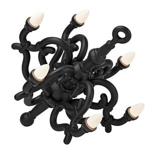 QEEBOO lampadaire pour l'extérieur FALLEN CHANDELIER XL (Noir - Fiberglass)