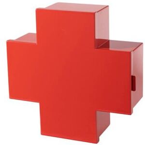 CAPPELLINI conteneur mural pour medicaments CROSS (Rouge - Metal verni)