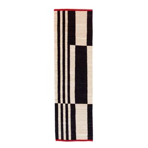 NANIMARQUINA tapis MELANGE Melange STRIPES 1 (80x240 cm - Laine Afghane et frene)