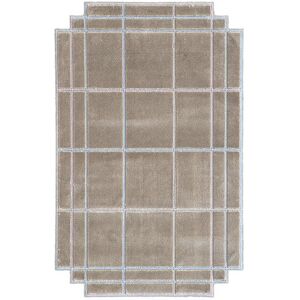 MAGIS tapis VOLENTIERI FINESTRA 300 x 440 cm (Marron Noisette - 75% viscose et 25% lin)