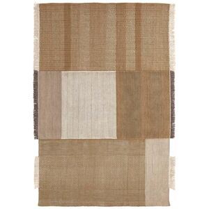 NANIMARQUINA tapis TRES 170x240 cm (Ocre - Laine, feutre et coton de Nouvelle-Zelande)