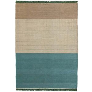 NANIMARQUINA tapis TRES STRIPES 170x240 cm (Vert - Laine et feutre de Nouvelle-Zelande)