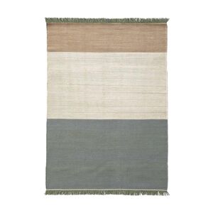 NANIMARQUINA tapis TRES STRIPES 200x300 cm (Sauge - Laine et feutre de Nouvelle-Zelande)