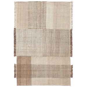 NANIMARQUINA tapis TRES VEGETAL (170 x 240 cm - Jute, feutre de laine et laine de Nouvelle-Zelande)