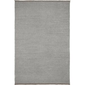 KARTELL tapis K-LIM 360 x 240 cm (Anthracite avec frange amande - PET recycle)