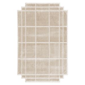 MAGIS tapis VOLENTIERI FINESTRA 300 x 440 cm (Blanc ivoire - 75% viscose et 25% lin)