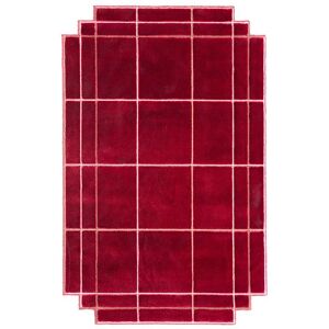 MAGIS tapis VOLENTIERI FINESTRA 300 x 440 cm (Bordeaux - 75% viscose et 25% lin)